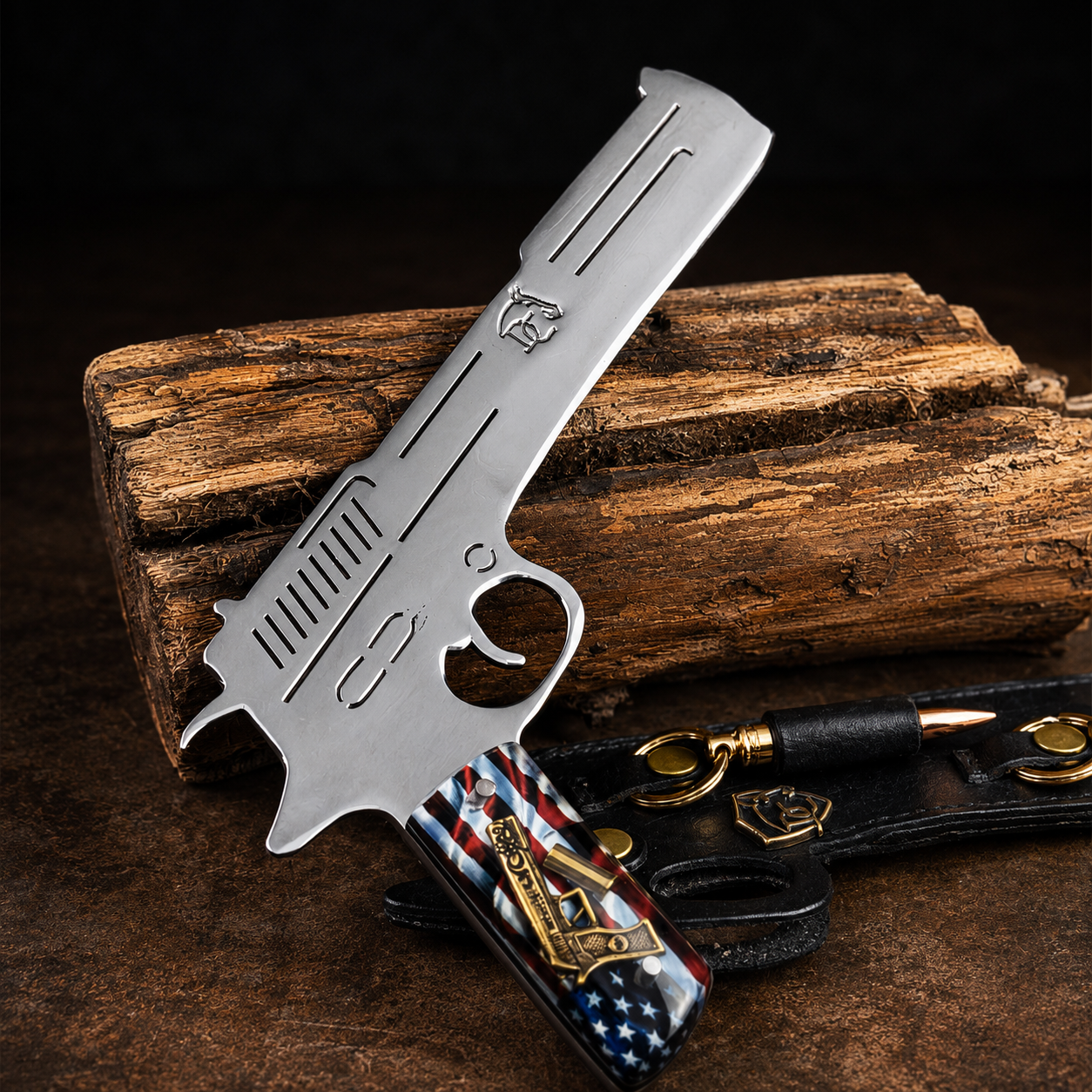 Faca Pistola Americana – Full Tang