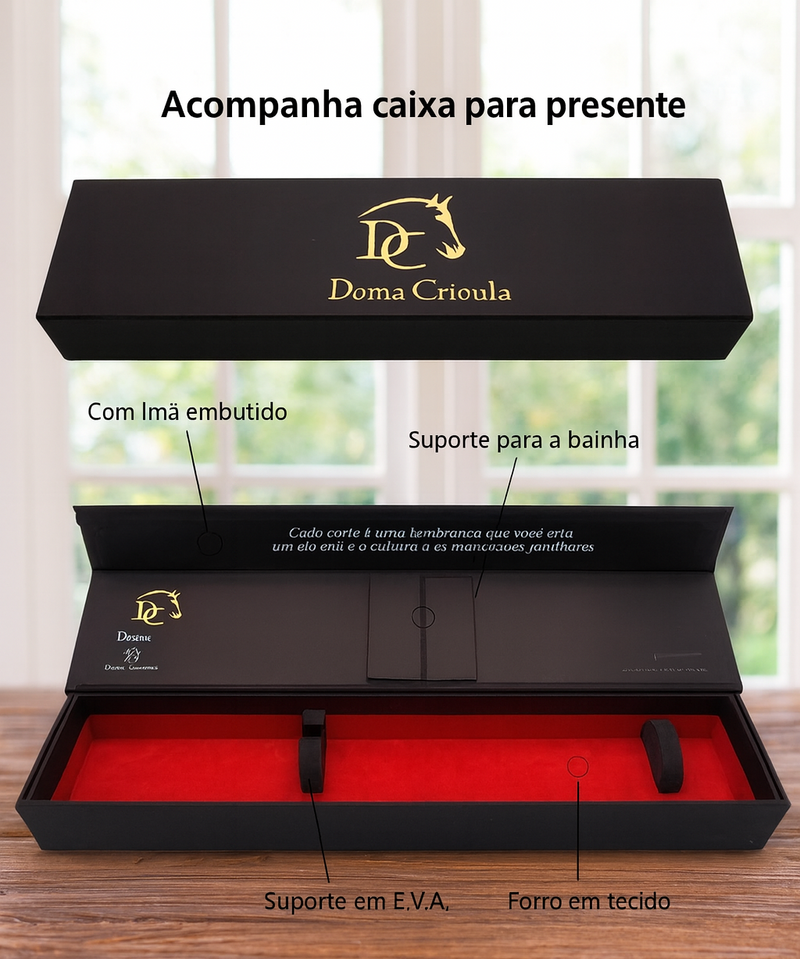 Picanheira Iron Maiden 8 Polegadas - Cabo Resina Personalizado - Edição Especial Rock