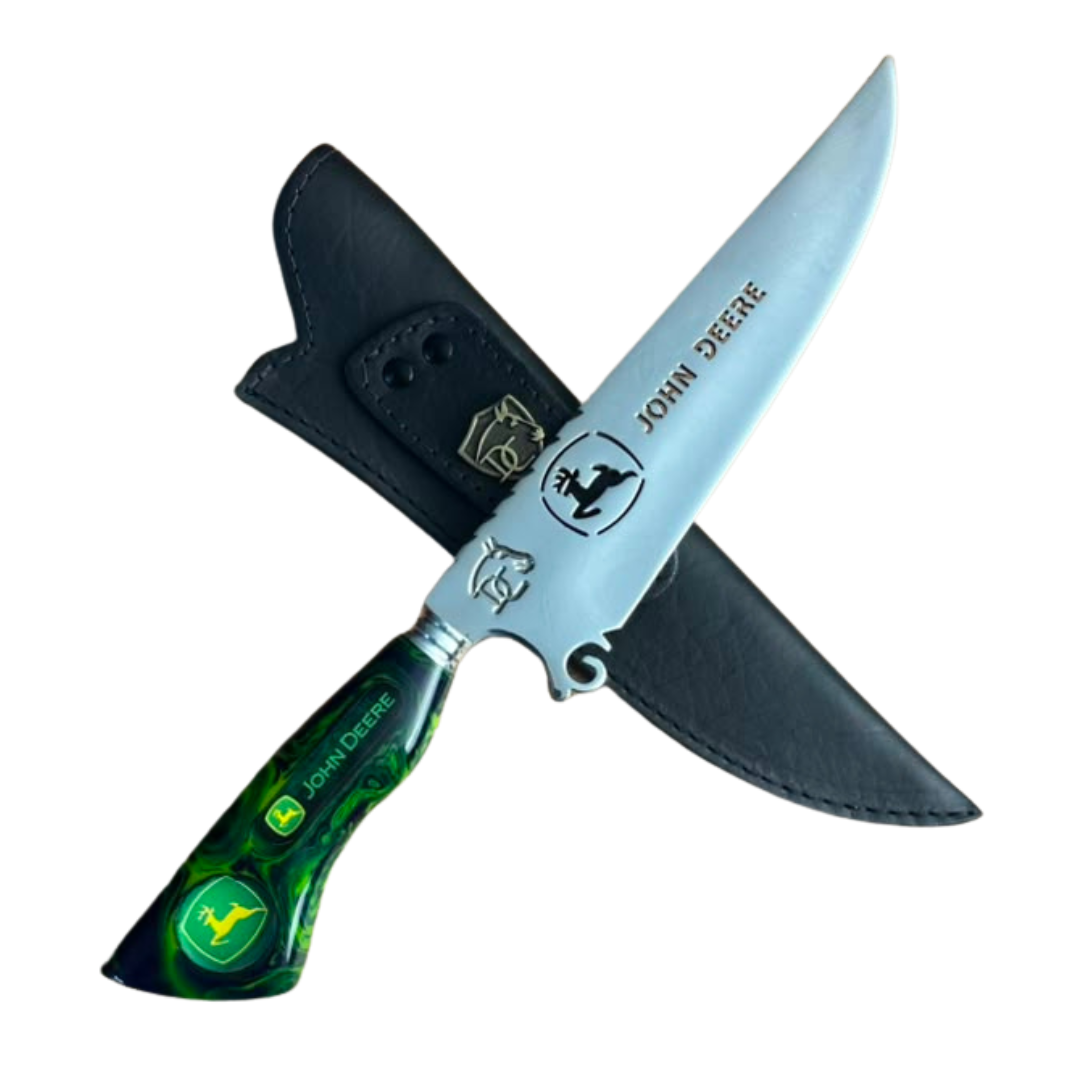 Faca de Churrasco John Deere 8" - Edição Especial Colecionador