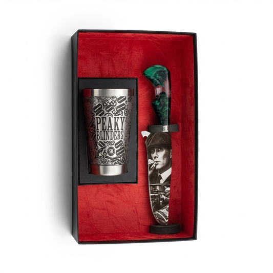 Kit Presente Peaky Blinders - Faca 8" + Copo Térmico - Gravação a Laser 360°