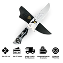 Faca Black Sabbath 8 Polegadas | Lâmina Vazada - Cabo Resina Personalizado