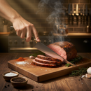 Faca Fileteira Aço Inox 420C 7 Polegadas - Cabo Full Tang Madeira Tucumã