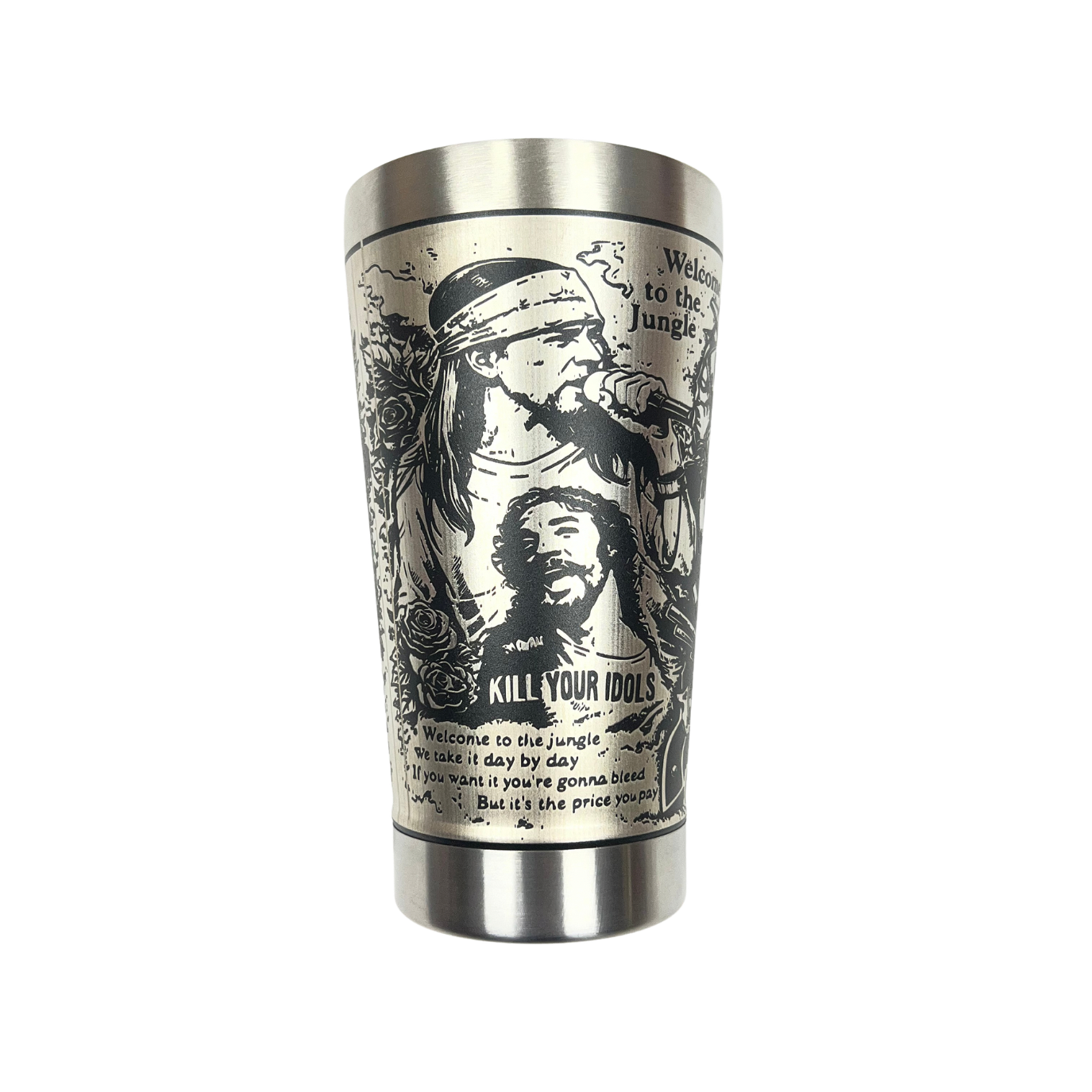 Copo Térmico Guns N' Roses - Gravação a Laser 360°