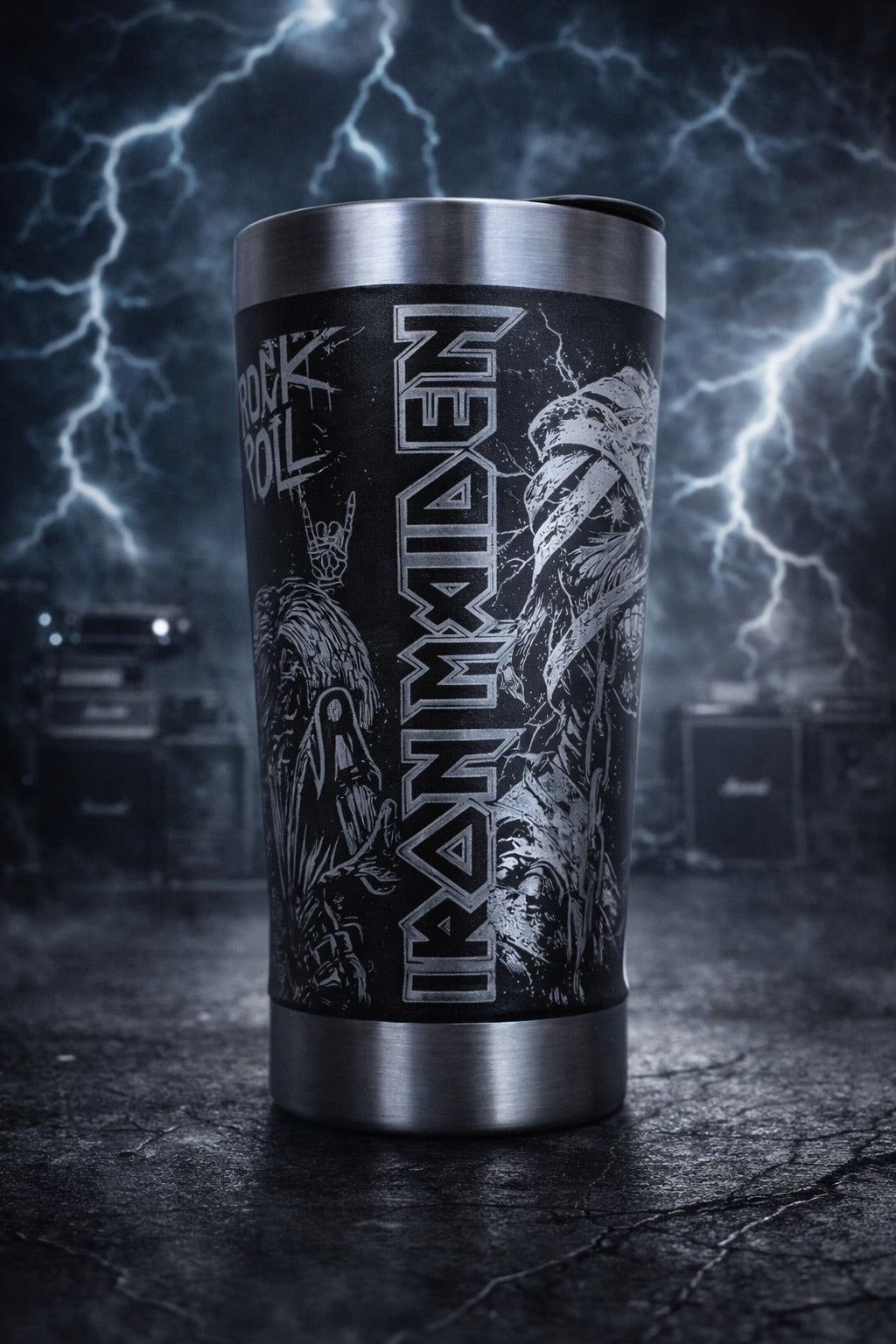 Copo Térmico Iron Maiden - Gravaçao a laser 360° - 475ML