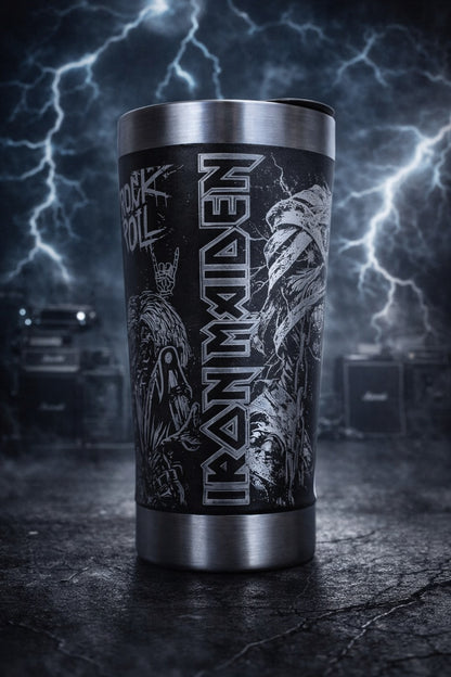 Copo Térmico Iron Maiden - Gravaçao a laser 360° - 475ML