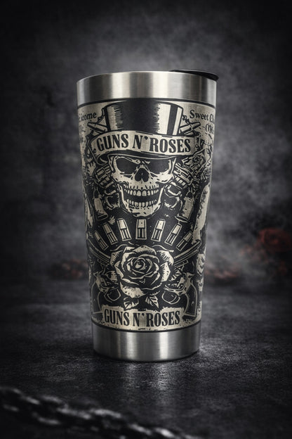 Copo Térmico Guns N' Roses - Gravação a Laser 360°