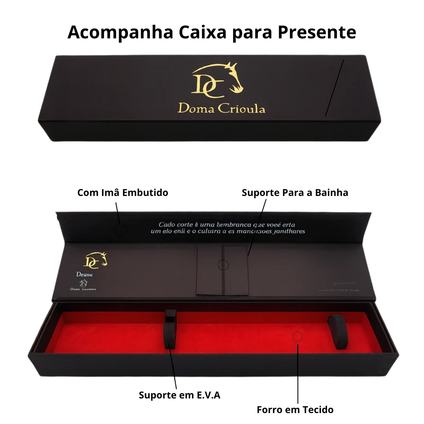 Faca Artesanal para Churrasco 10" Bandeira do Brasil - Cutelaria Gaúcha Patriótica | Doma Crioula Cutelaria Artesanal