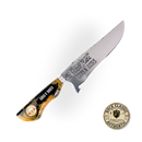 Faca Guns N' Roses 8 Polegadas - Cabo Resina Personalizado - Edição Limitada Rock