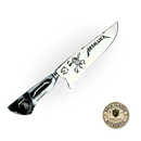 Faca Metallica 8 Polegadas - Cabo Resina Personalizado - Edição Limitada Heavy Metal