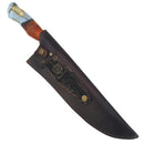 Faca Artesanal para Churrasco 10" Cabo Decorativo - Cutelaria Gaúcha Aço Inox Premium