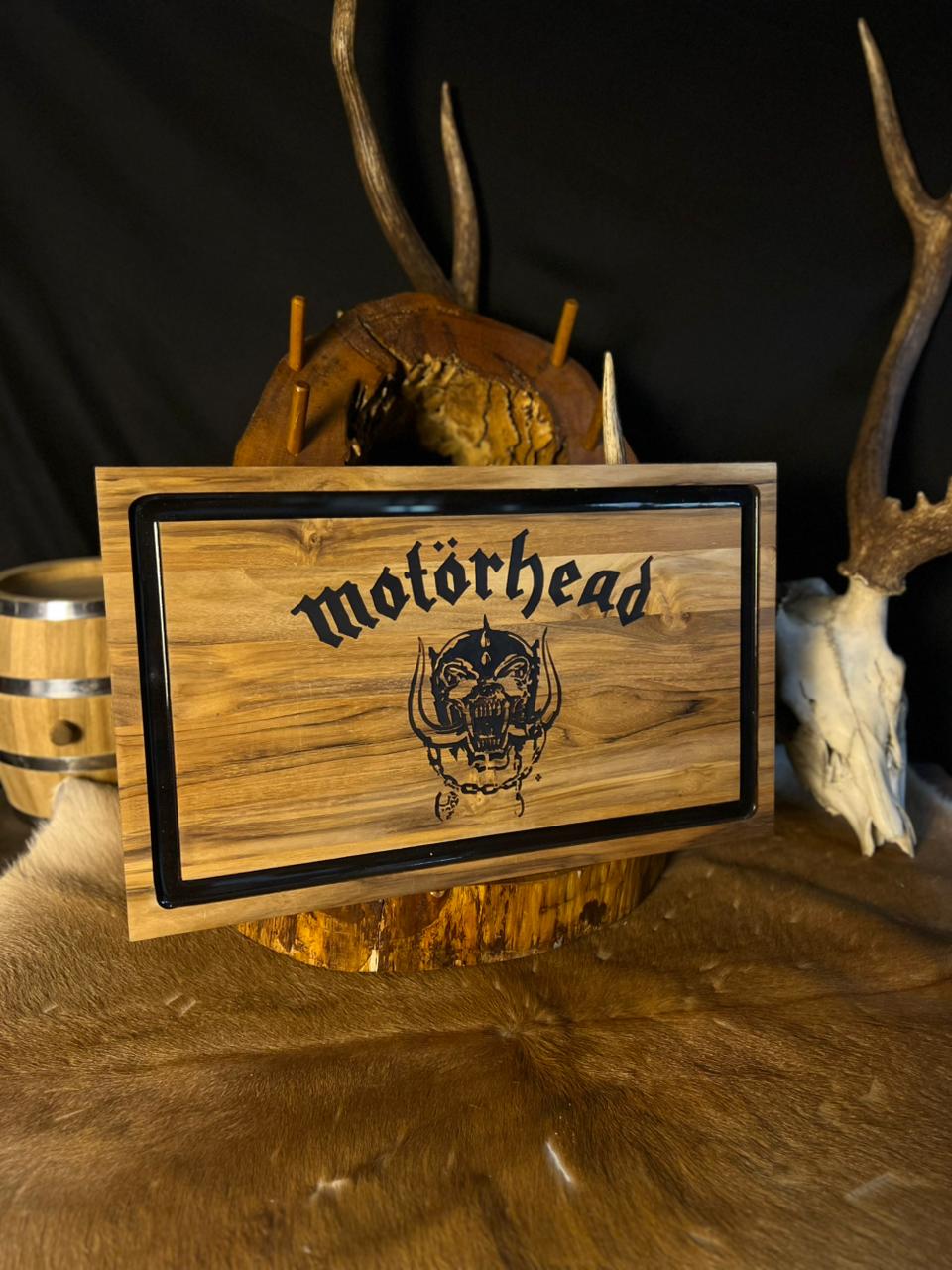 Tábua de Madeira Personalizada Motörhead - 45,5cm x 27cm