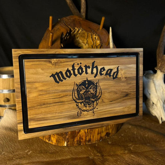 Tábua de Madeira Personalizada Motörhead - 45,5cm x 27cm