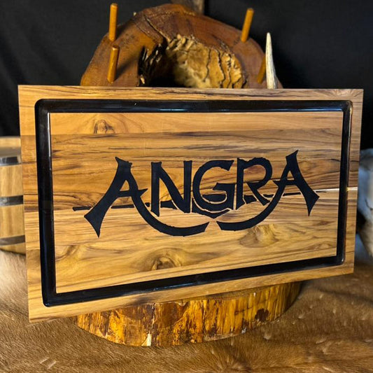 Tábua de Madeira Personalizada Angra - 45,5cm x 27cm