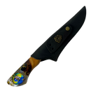 Faca Nikolas Ferreira 8" - Cabo Madeira e Resina - Acorda Brasil - Edição Especial