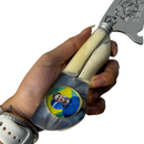 Faca Nikolas Ferreira 8" - Cabo Osso e Resina - Acorda Brasil - Edição Especial