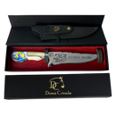 Faca Nikolas Ferreira 8" - Cabo Osso e Resina - Acorda Brasil - Edição Especial