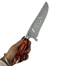 Faca Angra 8" - Cabo Resina Personalizado - Power Metal Brasileiro - Edição Especial