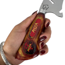 Faca Angra 8" - Cabo Resina Personalizado - Power Metal Brasileiro - Edição Especial