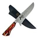 Faca Angra 8" - Cabo Resina Personalizado - Power Metal Brasileiro - Edição Especial