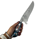 Faca Elvis Presley 8" - Cabo Resina Personalizado - Edição Especial Rock