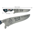 Faca Elvis Presley 8" - Cabo Resina Personalizado - Edição Especial Rock