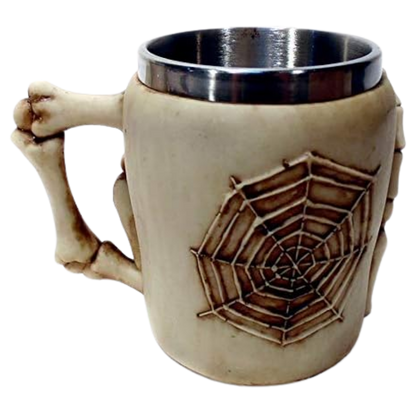 Copo Caveira com Alça de Osso