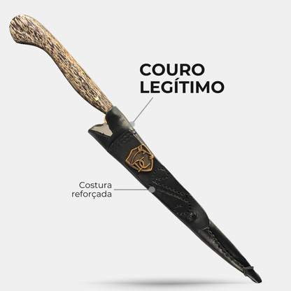 Bainha de couro legítimo da Fileteira Tucumã Maior