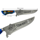 Faca Dragon Ball Z 8" - Cabo Resina Personalizado - Goku Super Saiyajin - Edição Especial