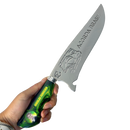 Faca Nikolas Ferreira 10" - Cabo Resina Personalizado - Acorda Brasil - Edição Especial