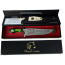 Faca Nikolas Ferreira 10" - Cabo Resina Personalizado - Acorda Brasil - Edição Especial