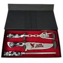 Kit Faca, Garfo e Chaira 8" Black Sabbath - Cabo Resina Personalizado