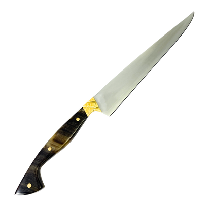 Faca Fileteira Aço Inox 420C 7 Polegadas - Cabo Full Tang -  Casco de Cavalo