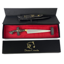 Faca Artesanal 7" Full Tang - Cabo Casco de Cavalo - Aço Inox 420C