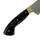 Faca Artesanal 8" Full Tang - Cabo Casco de Cavalo - Dorso 3mm - Pinos Remanchados