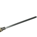 Chaira Profissional 8" (20cm) - Cabo Chifre de Cervo Legítimo - Haste Estriada - Afiador de Facas