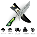 Faca Nikolas Ferreira 10" - Cabo Resina Personalizado - Acorda Brasil - Edição Especial