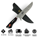 Faca Akatsuki 8" - Cabo Resina Personalizado - Naruto - Nuvem Vermelha - Edição Especial