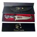 Faca KISS 8" - Cabo Resina Personalizado - Edição Especial Rock