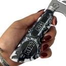 Faca KISS 8" - Cabo Resina Personalizado - Edição Especial Rock