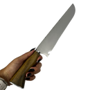 Faca Slim Lisa 10" - Cabo de Madeira - Personalização Laser Grátis