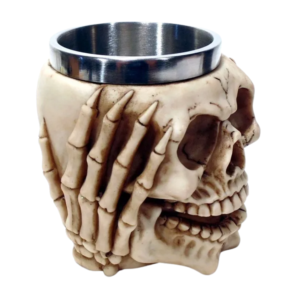 Caneca Caveira - 350ml - Design Gótico 3D