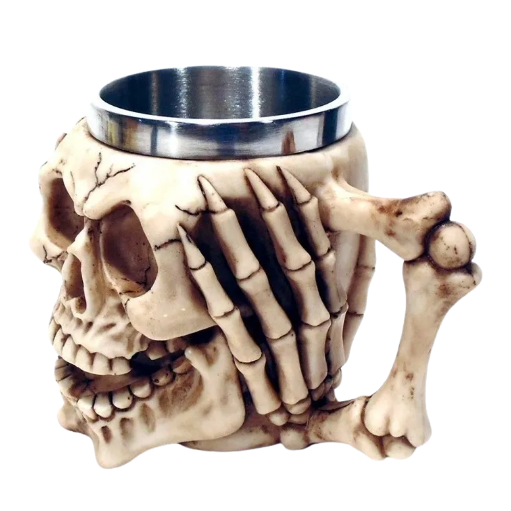 Caneca Caveira - 350ml - Design Gótico 3D