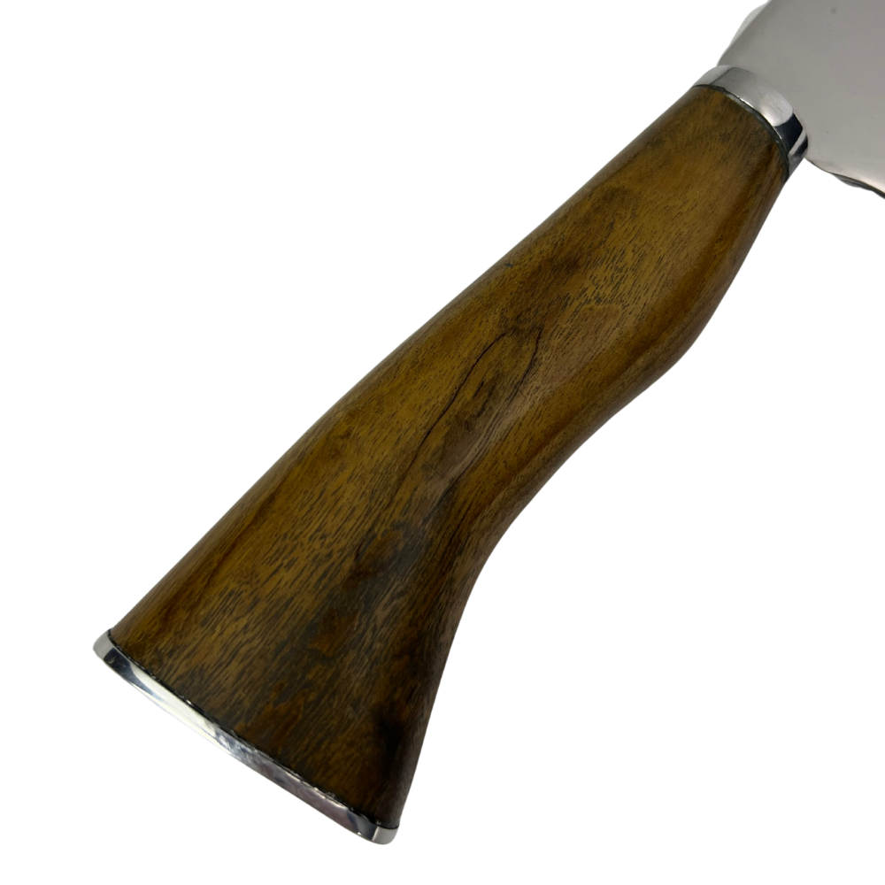 Faca Slim Lisa 10" - Cabo de Madeira - Personalização Laser Grátis