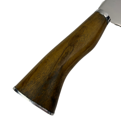 Faca Slim Lisa 10" - Cabo de Madeira - Personalização Laser Grátis