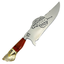 Picanheira Picanheira Aço Inox da Nossa Senhora 10" - Cabo Madeira Pinho e Resina