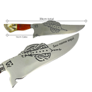 Picanheira Picanheira Aço Inox da Nossa Senhora 10" - Cabo Madeira Pinho e Resina