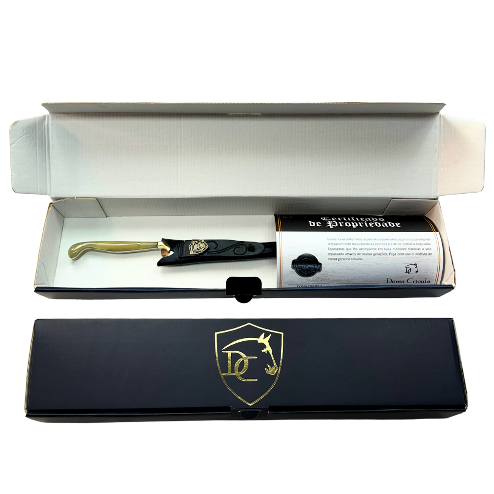 Faca Fileteira Aço Inox 420C 7 Polegadas - Cabo Full Tang Resina