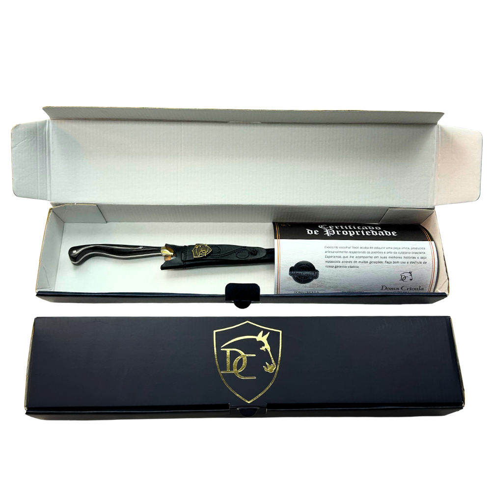 Faca Fileteira Aço Inox 420C 7 Polegadas - Cabo Full Tang Madeira Tucumã