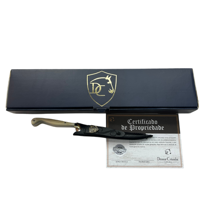 Faca Fileteira Aço Inox 420C 7 Polegadas - Cabo Full Tang Resina