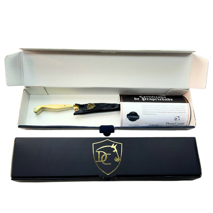 Faca Fileteira Aço Inox 420C 7 Polegadas - Cabo Full Tang Osso Bovino